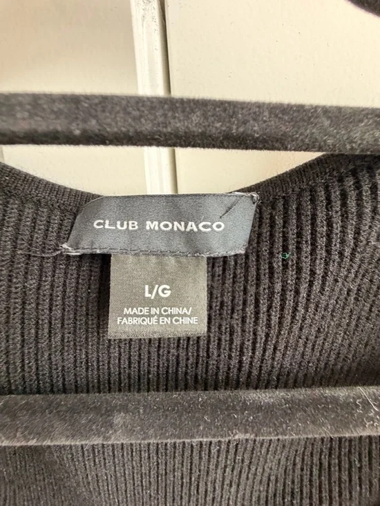 Club Monaco Shrug Neck Rib Sweater Size Large - Picture 7 of 8